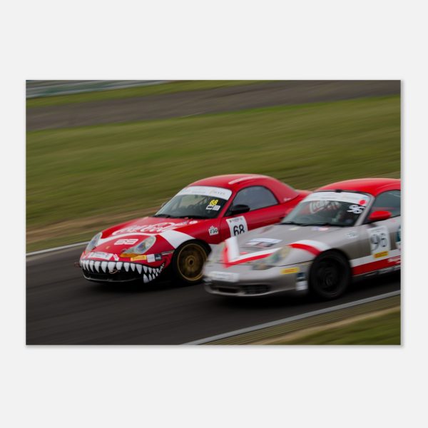 Porsche's at Snetterton